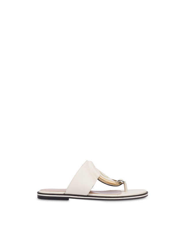 Pollini Sandali Flat Wonder Gesso