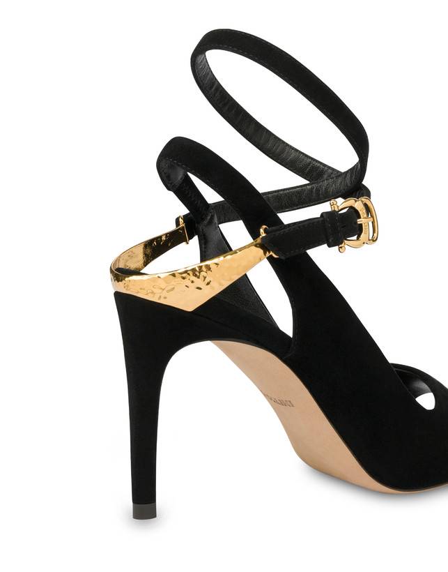 Pollini Sandali In Camoscio Armour