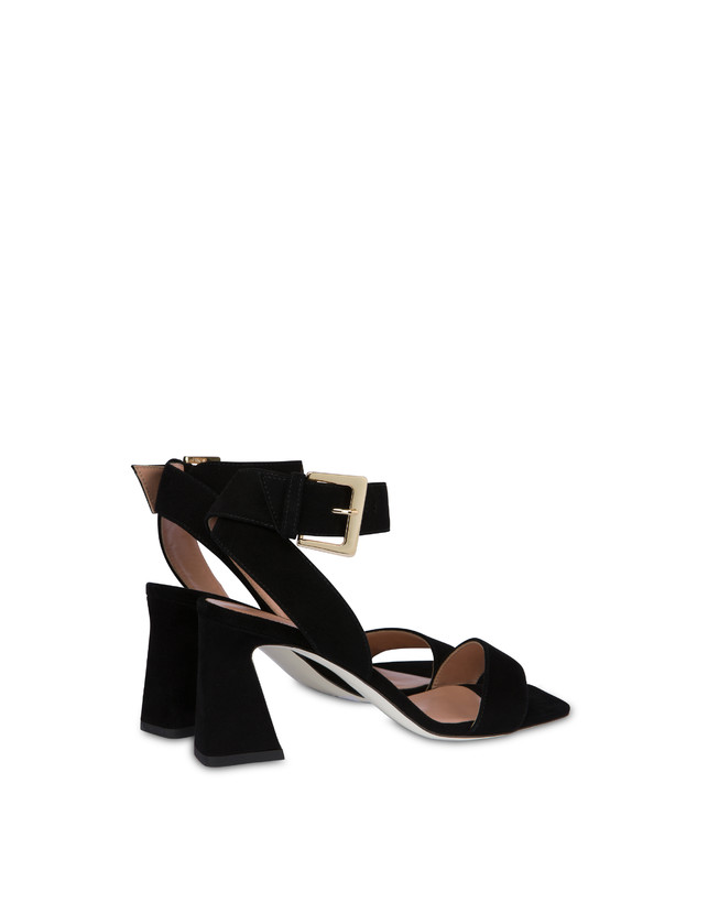 Pollini Sandali In Camoscio Nina Nero