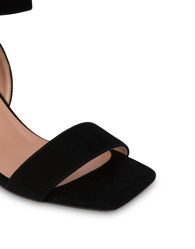 Pollini Sandali In Camoscio Nina Nero