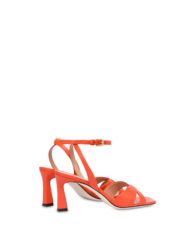 Pollini Sandali In Nappa Cote D'azur Coral