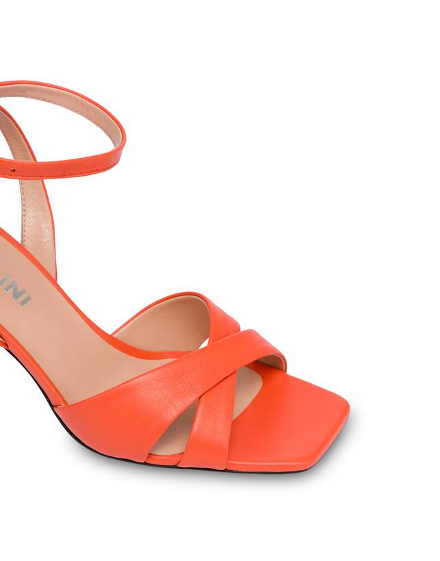 Pollini Sandali In Nappa Cote D'azur Coral