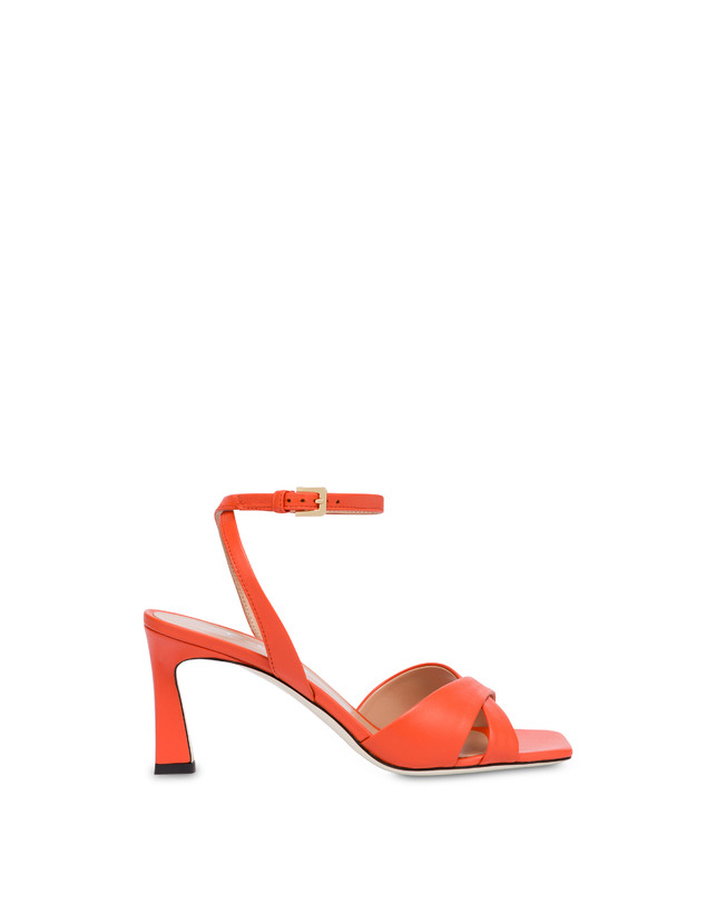 Pollini Sandali In Nappa Cote D'azur Coral