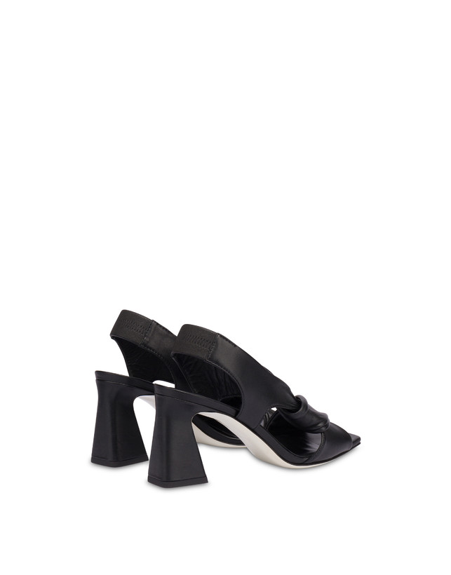 Pollini Sandali In Nappa Oasis Nero