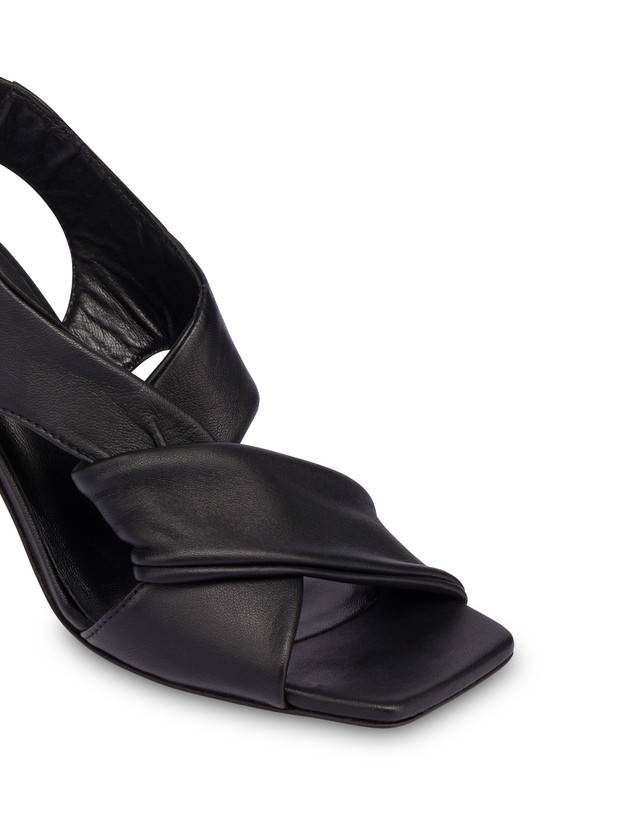 Pollini Sandali In Nappa Oasis Nero
