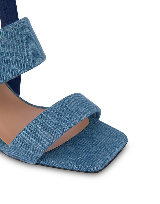 Pollini Sandali In Tessuto Denim Denim