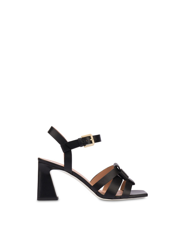 Pollini Sandali In Vacchetta Sahara Nero