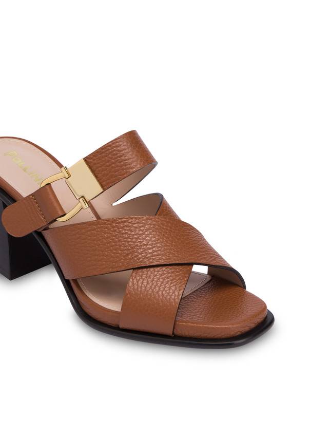 Pollini Sandali In Vitello Synthesis Toffee