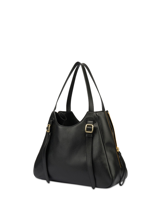 Pollini Shopper In Vitello Bottalato Rider