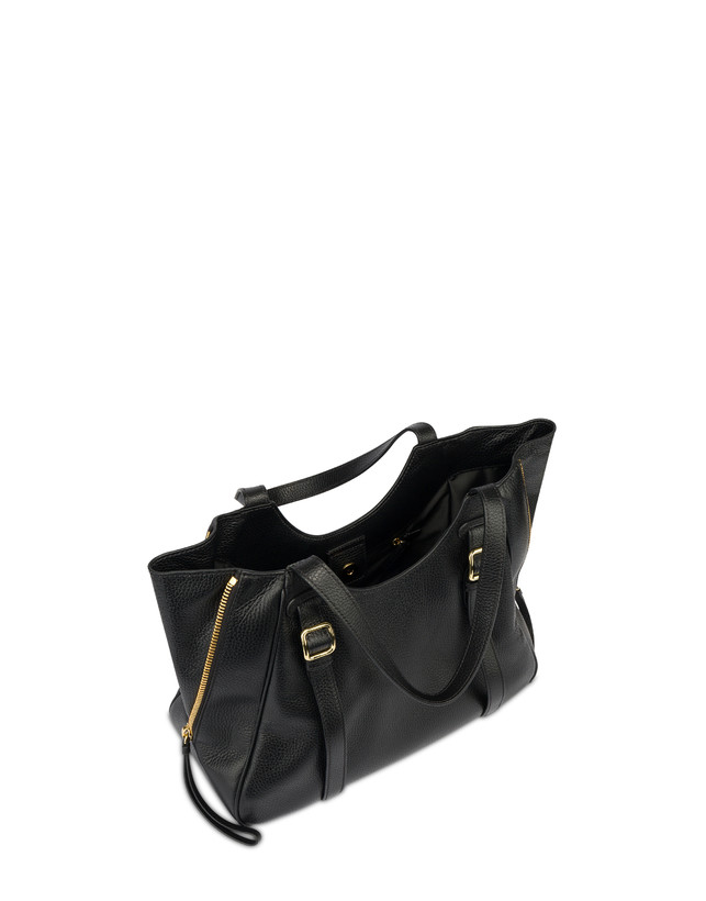 Pollini Shopper In Vitello Bottalato Rider