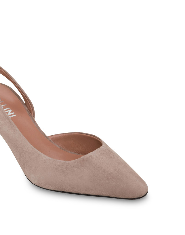 Pollini Slingback In Camoscio Sissi Sabbia