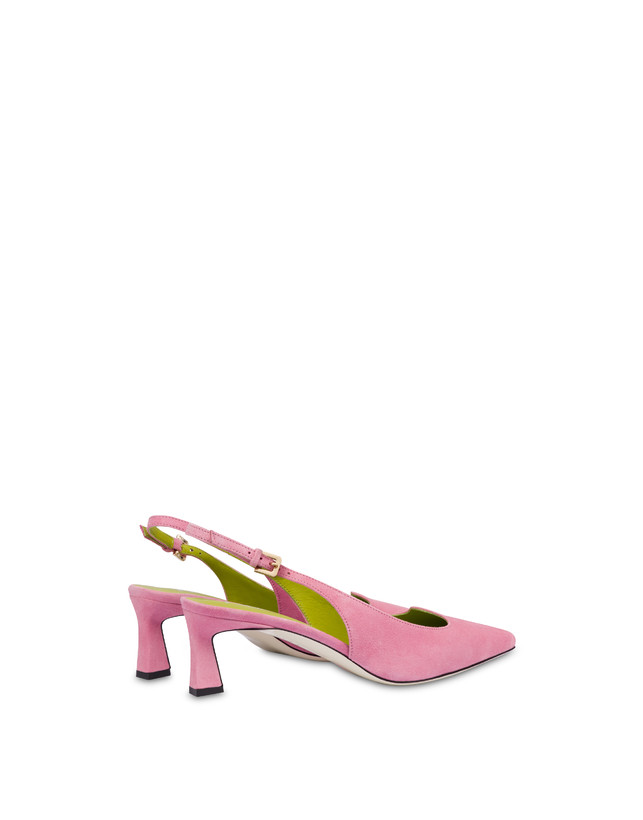 Pollini Slingback In Camoscio Wave Peonia