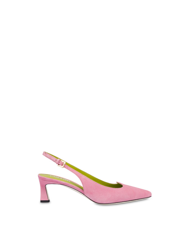 Pollini Slingback In Camoscio Wave Peonia