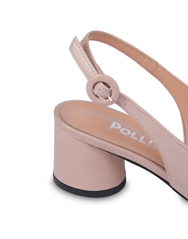 Pollini Slingback In Naplak Corinto Nude