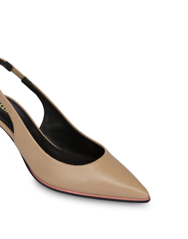 Pollini Slingback In Nappa Attitude