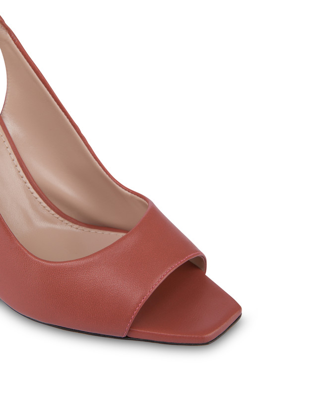 Pollini Slingback In Nappa Attitude Nude