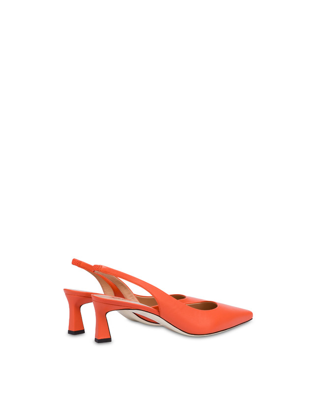 Pollini Slingback In Nappa Cote D'azur Coral