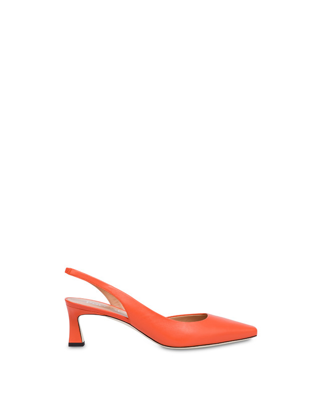 Pollini Slingback In Nappa Cote D'azur Coral