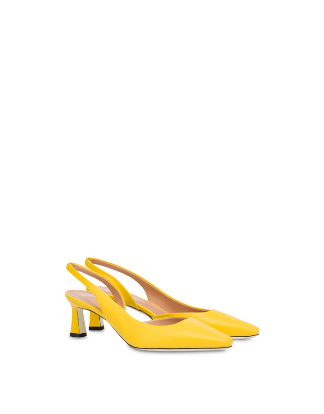 Pollini Slingback In Nappa Cote D'azur Sun
