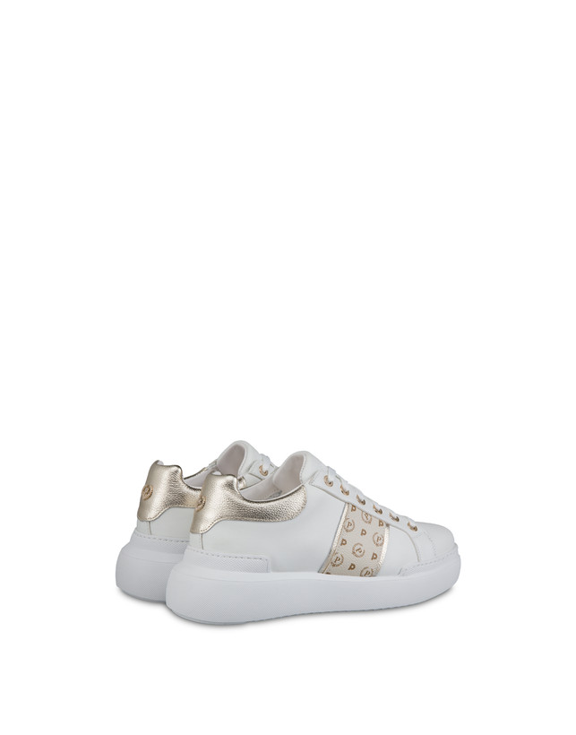Pollini Sneaker Avorio/platino/bianco