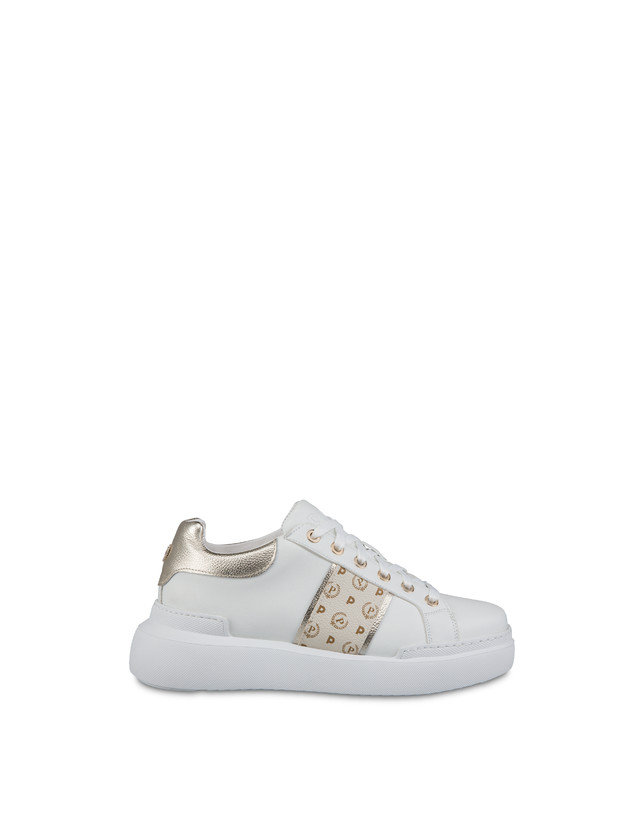 Pollini Sneaker Avorio/platino/bianco