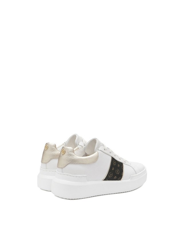 Pollini Sneaker Nero/platino/bianco