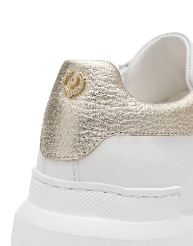 Pollini Sneaker Nero/platino/bianco