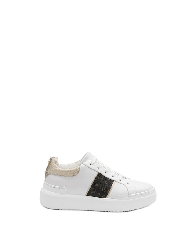 Pollini Sneaker Nero/platino/bianco