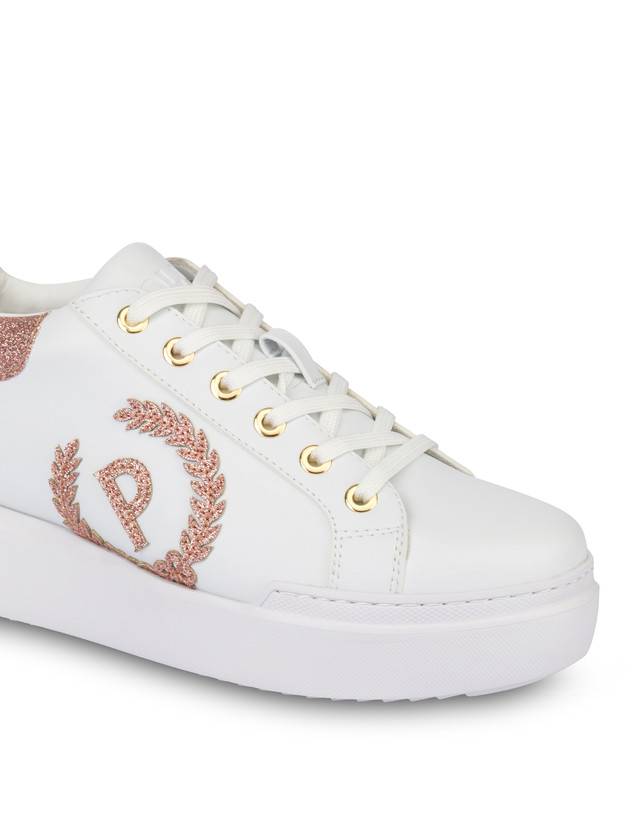 Pollini Sneakers Carrie Con Glitter Bianco/antico