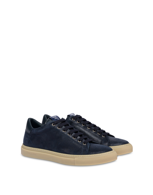 Pollini Sneakers In Crosta Tennis Club Blu