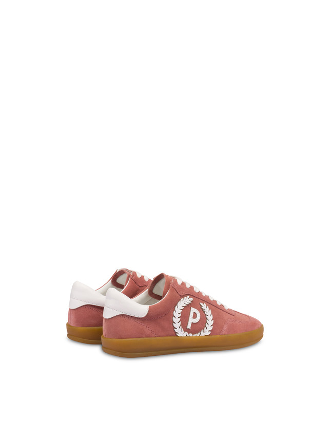 Pollini Sneakers In Crosta Venus Peonia/bianco