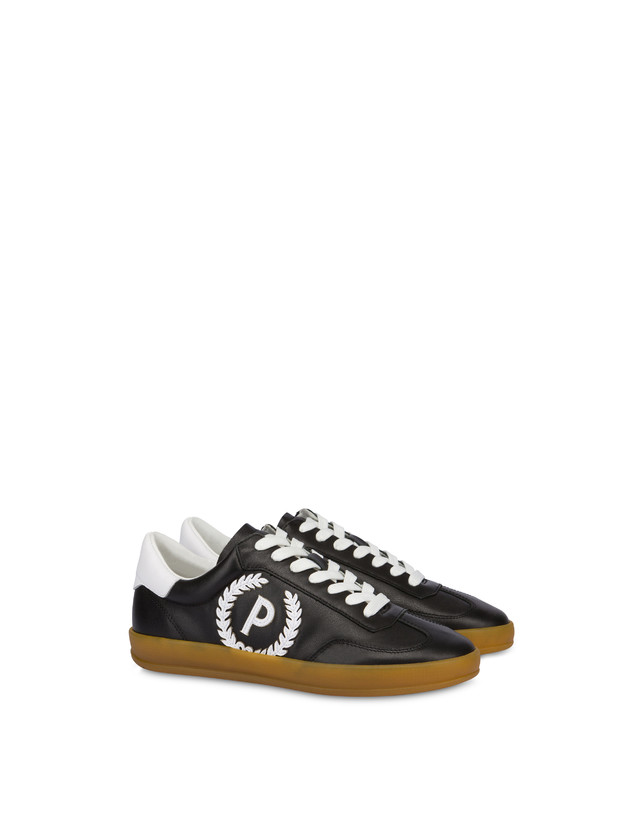 Pollini Sneakers In Pelle Venus Nero