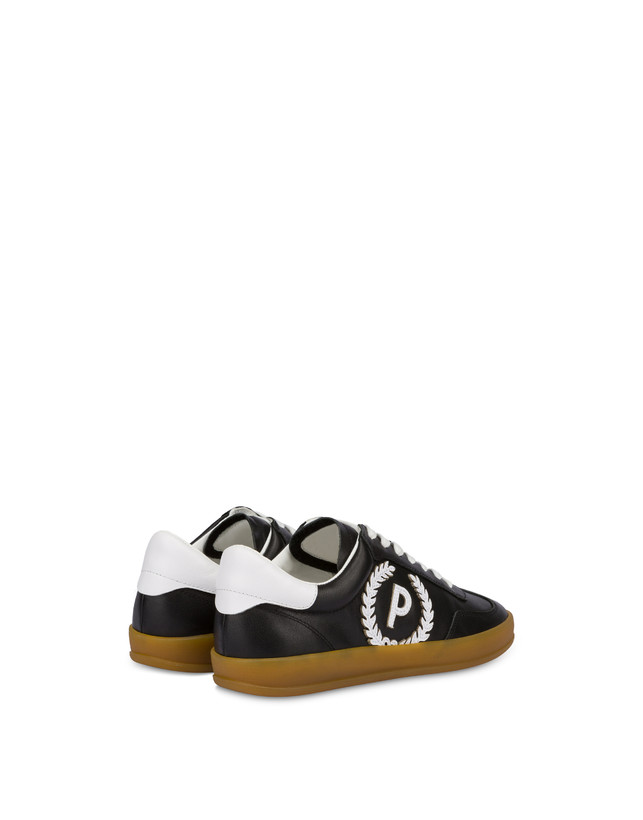 Pollini Sneakers In Pelle Venus Nero