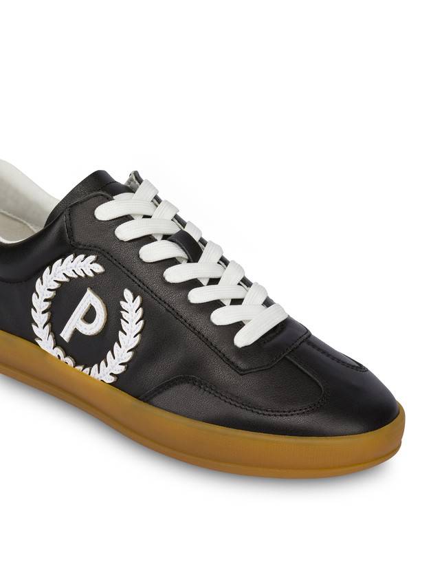 Pollini Sneakers In Pelle Venus Nero