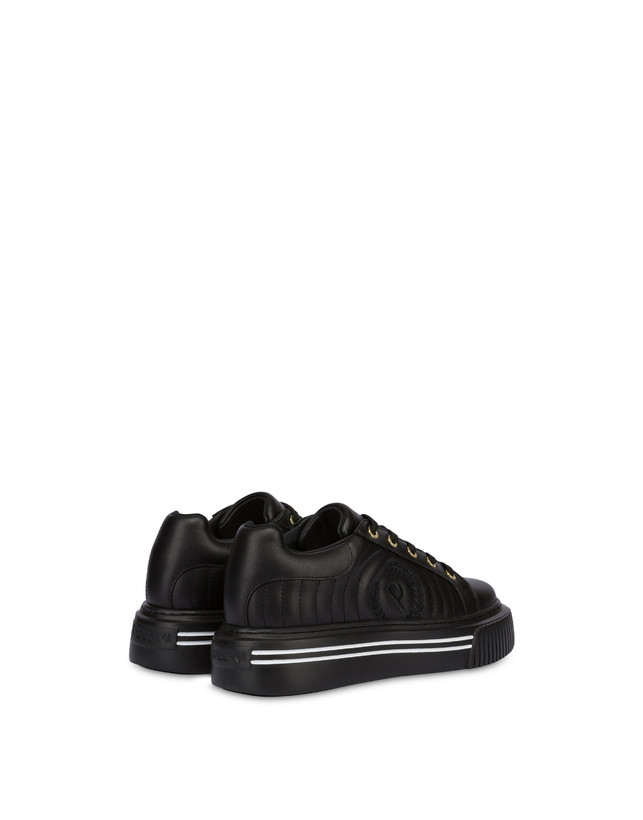 Pollini Sneakers In Vitello Doona Nero