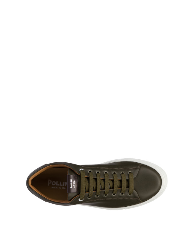 Pollini Sneakers In Vitello Tennis Club Militare