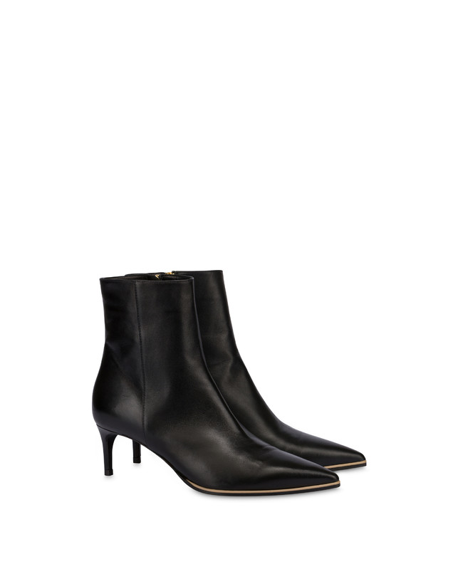 Pollini Stivaletti In Nappa Attitude Nero