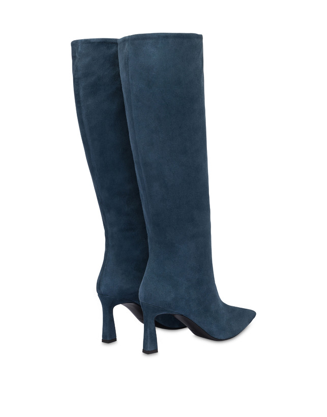 Pollini Stivali In Camoscio Sissi Maestrale