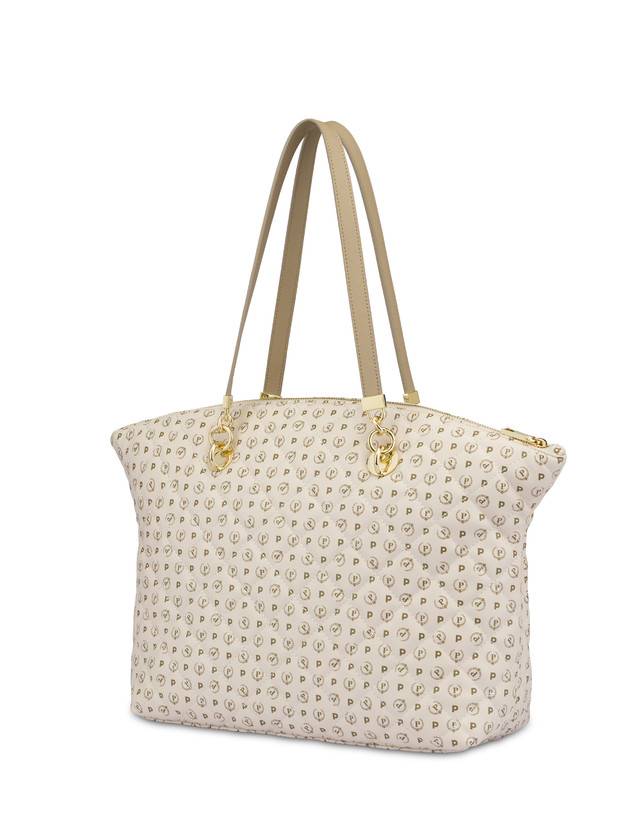 Pollini Tote Bag Heritage Matelassé Avorio/avorio