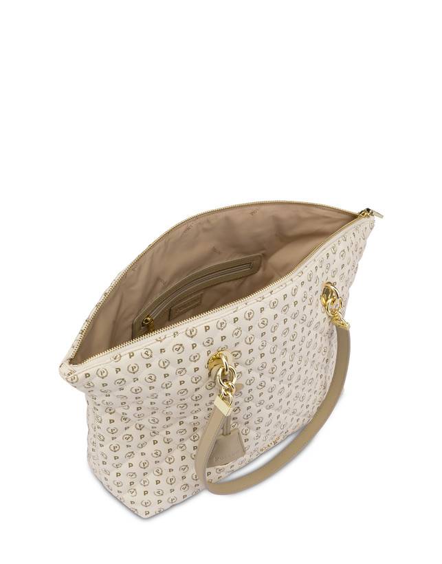 Pollini Tote Bag Heritage Matelassé Avorio/avorio