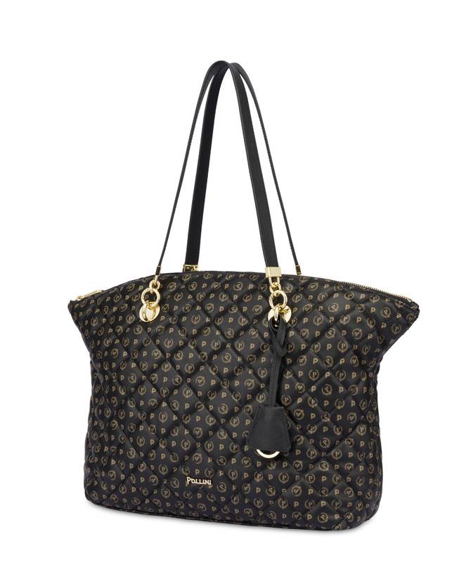 Pollini Tote Bag Heritage Matelassé Nero/nero