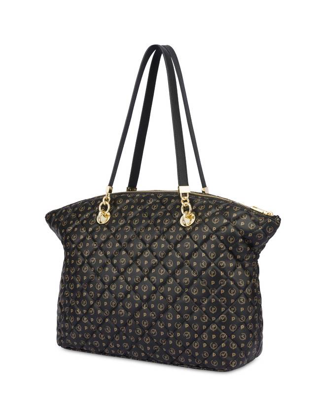 Pollini Tote Bag Heritage Matelassé Nero/nero