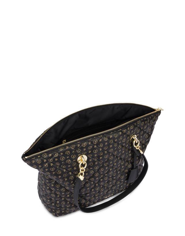 Pollini Tote Bag Heritage Matelassé Nero/nero