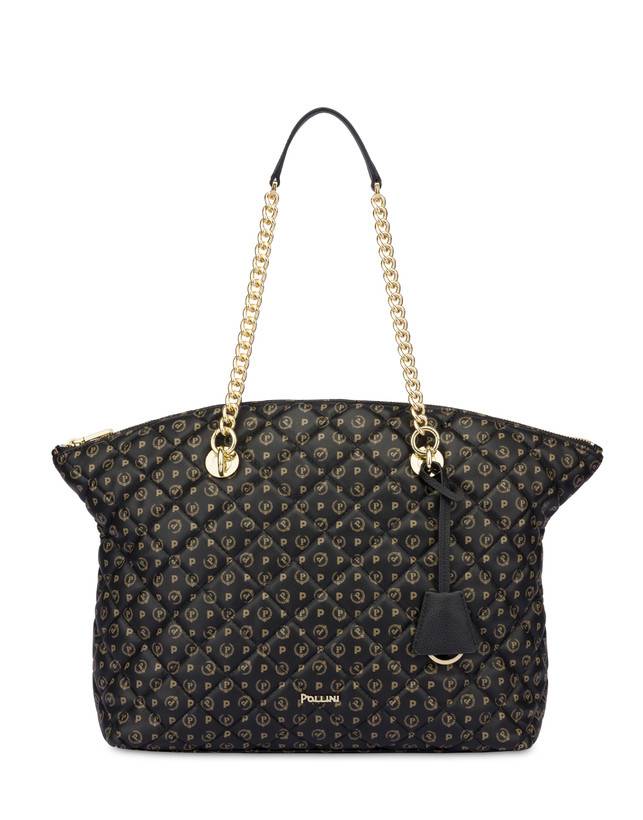 Pollini Tote Bag Heritage Matelassé Nero/nero
