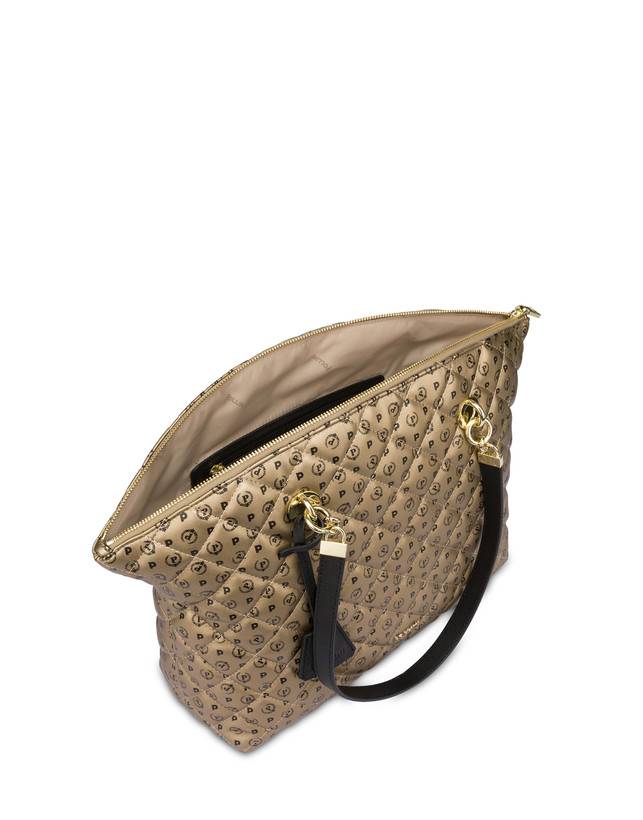 Pollini Tote Bag Heritage Matelassé Oro/nero