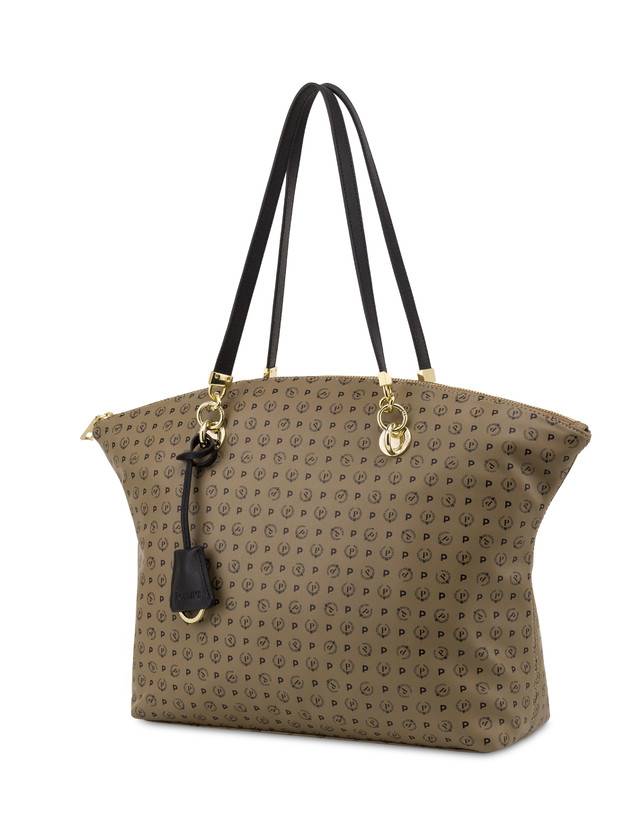 Pollini Tote Bag Heritage Soft Touch Taupe/nero