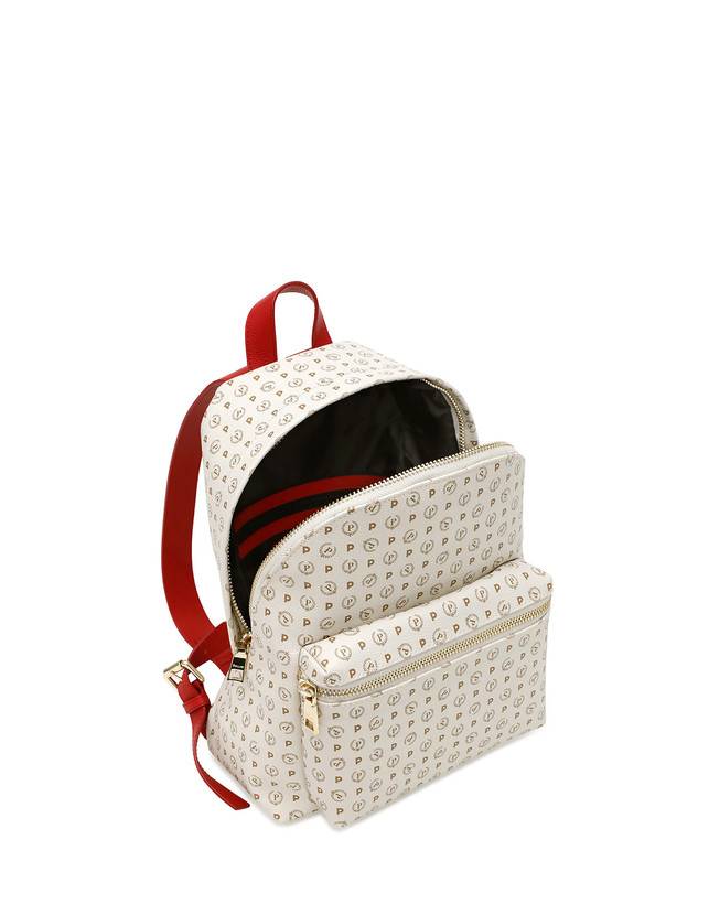 Pollini Zaino Heritage Logo Classic Avorio/lacca