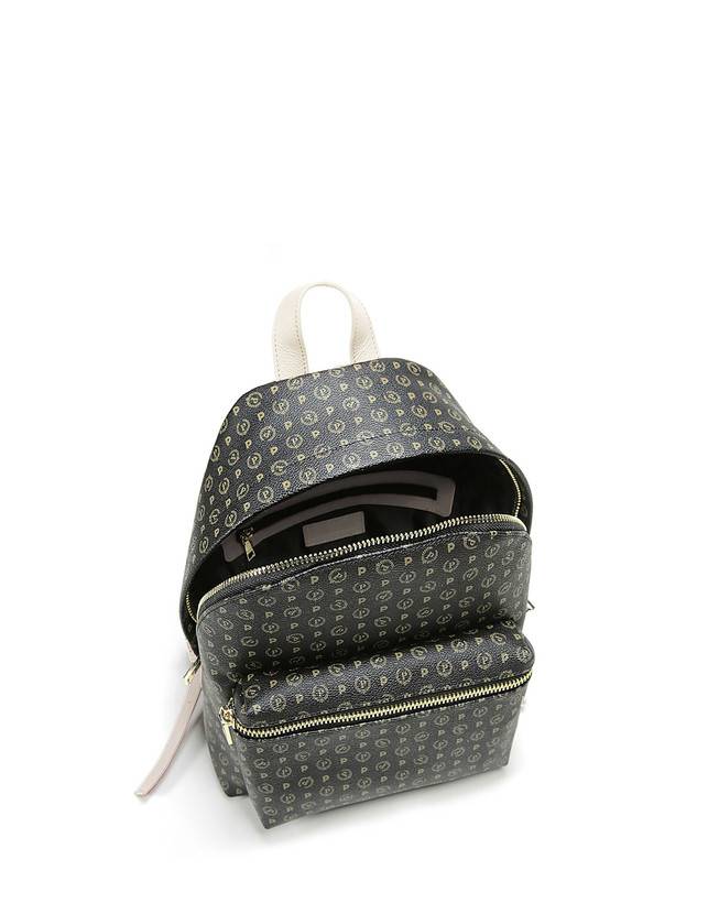 Pollini Zaino Heritage Logo Classic Nero/avorio