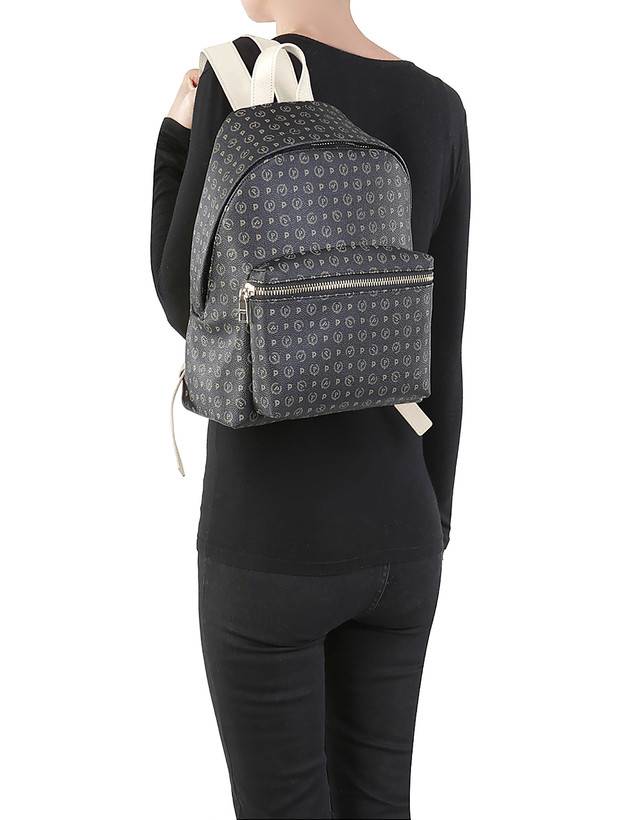 Pollini Zaino Heritage Logo Classic Nero/avorio