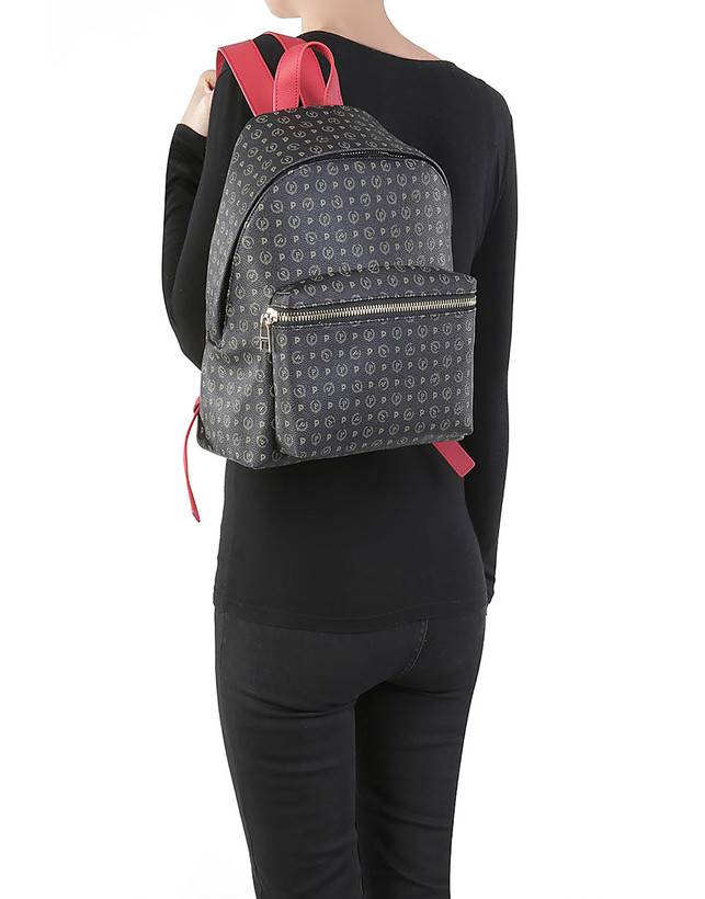 Pollini Zaino Heritage Logo Classic Nero/lacca